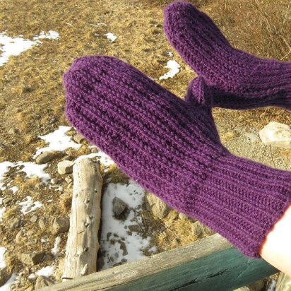 Shaker Rib Mittens