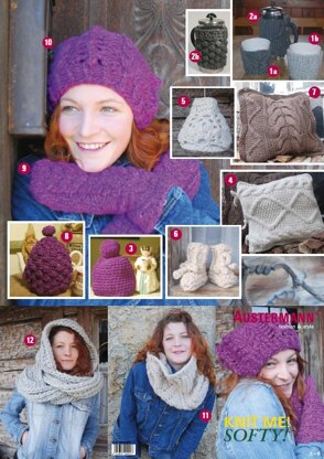 Knit Me! Schals und Mützen in Austermann Softy