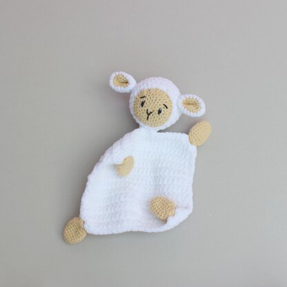 Lamb crochet lovey