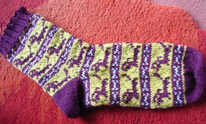 Dachshound sock pattern