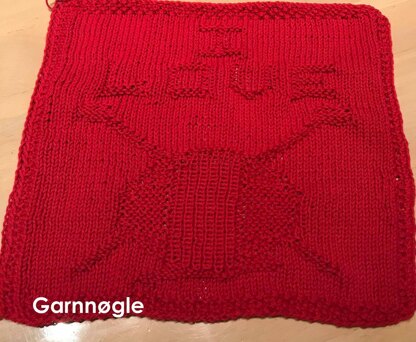 Garn/Yarn knitting klud/Dishcloth
