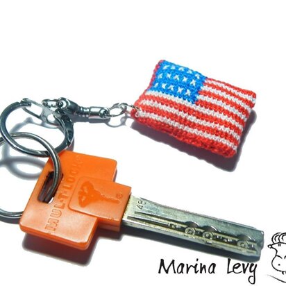 American Flag Keyholder