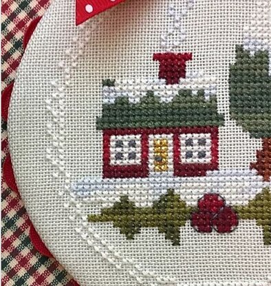 Luhu Stitches Lil' House in the Snow - Downloadable PDF