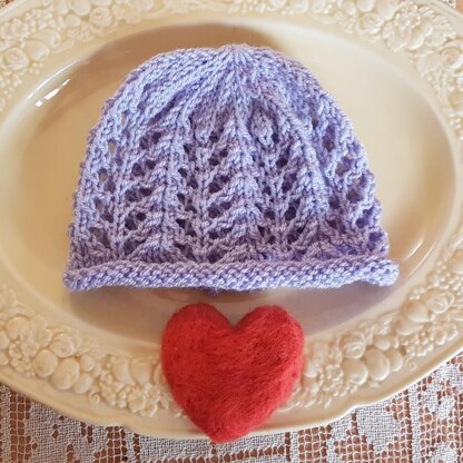 Lacy Baby Girl Beanie