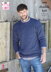 Mens Round and V Neck Sweaters Knitted in King Cole Homespun DK - 5799 - Downloadable PDF