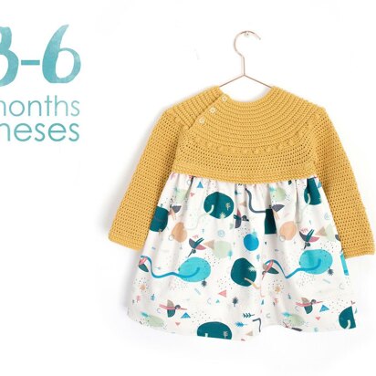 3-6 months - Prehistoric Bodice / Sweater