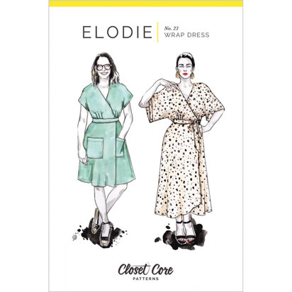 Closet Core Patterns Elodie Wrap Dress CCP023 - Sewing Pattern