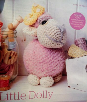 Dolly the pink sheep