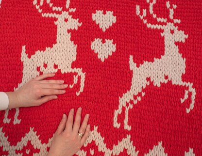 Deer Blanket Pattern