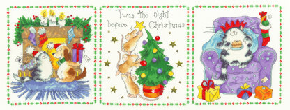 Bothy Threads 'Twas The Night Before Christmas Cross Stitch Kit - 60 x 23cm