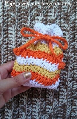 Ripple Soap Cozy, Candy Pouch or Small Gift Bag