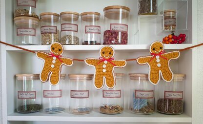 Crochet Gingerbread Man Decoration