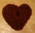 Cute crochet hearts