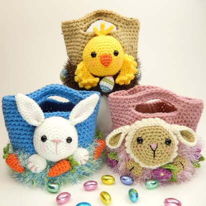 Easter Treat Bags, Bunny, Chick and Lamb