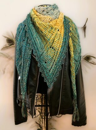 Triangular Scarf "Xanthis"