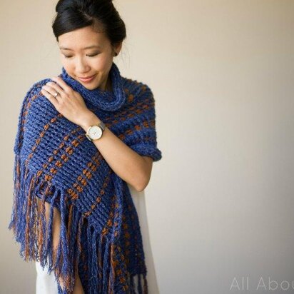 Two-Tone Scarf Wrap