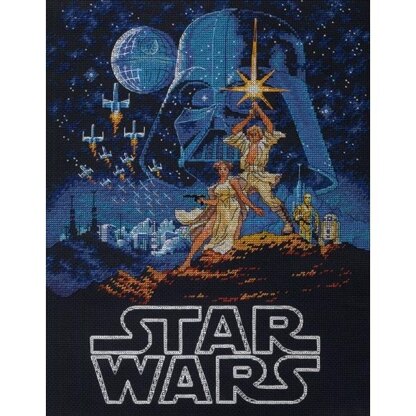 Dimensions Luke & Princess Leia Cross Stitch Kit