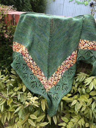 Land Mermaid shawl