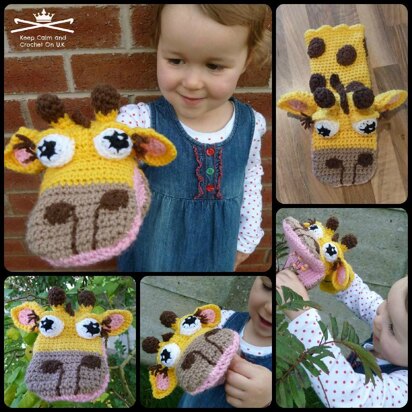 My first puppets: Geraldine Giraffe