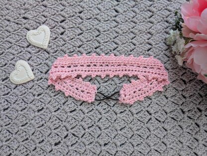 Crochet Delicate Pink Headband Pattern
