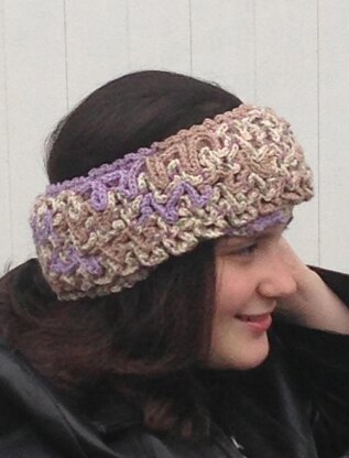 Ruffly Headband Earwarmer PDF12-083