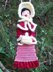 LoisLeigh's Bookmark Series: Woman Victorian Caroler Bookmark/Ornament