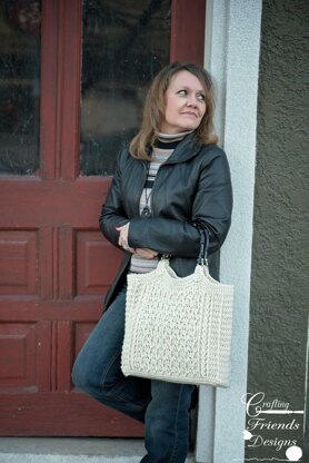 Cabled Zig Zag Bag