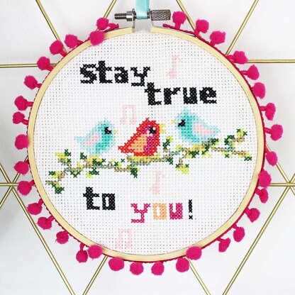 Ellbie Co. Stay True to You Cross Stitch Kit