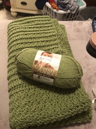 dusty green waffle stitch wrap