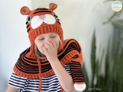 Hunter The Tiger Hat and Scarf