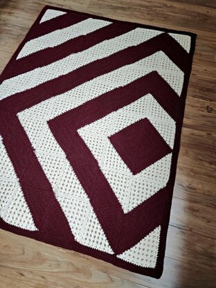 Modern Crochet Motif Blanket