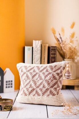 Crochet pouch "Giza plateau"