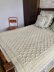 Cabled Trellis Blanket