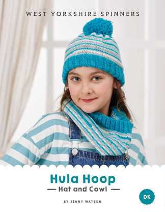 Hula Hoop Hat & Cowl in West Yorkshire Spinners Bo Peep Luxury Baby DK - DBP0224 - Downloadable PDF