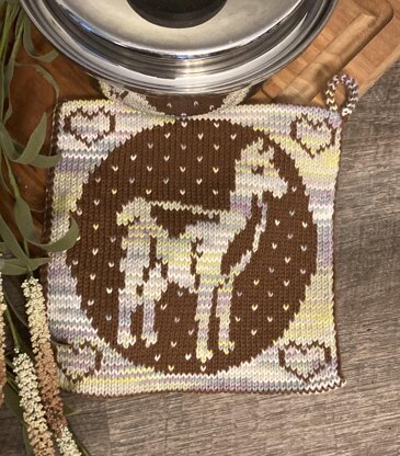 Llama Pot Holder