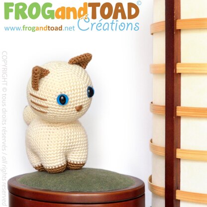 BureauCATS - Kitty Cat Kitten - Chat Gatto - Amigurumi Crochet - FROGandTOAD Créations