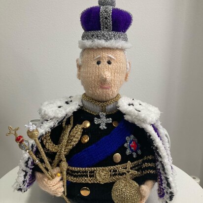 King Charles Coronation Military Uniform Tea Cosy