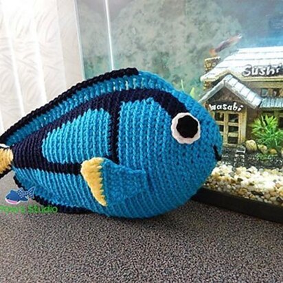 Amigurumi Blue Tang Pattern No.08