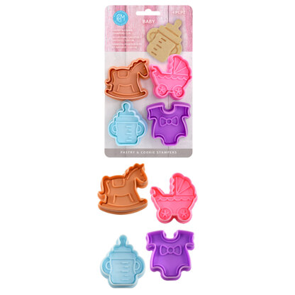 R&M Baby Pastry & Cookie Stamps Set of 4
