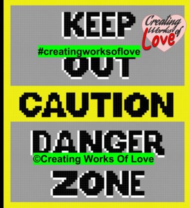 Caution Keep Out C2C Graph