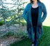 Vertical Row Blanket Cardigan