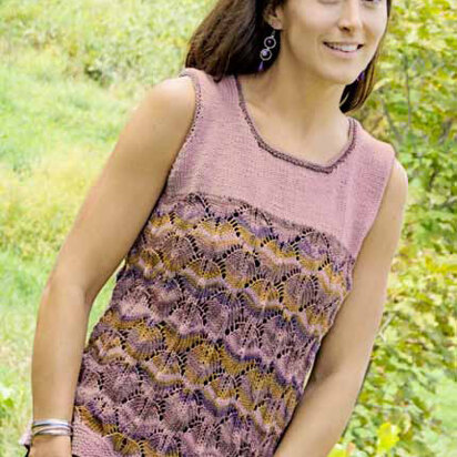 Twilight Tank in Knit One Crochet Too Dungarease - 2108 - Downloadable PDF