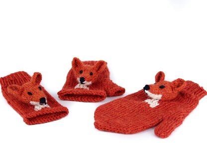 Freddie Fox Mittens / Fingerless Gloves