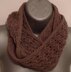 Cowl Infinity Scarf with Zig Zag Pattern