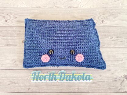 State of North Dakota Kawaii Cuddler®