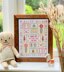 Historical Sampler Company Bee Birth - White - Downloadable PDF