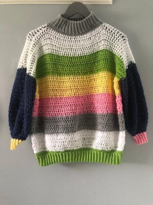 80's Crochet Sweater