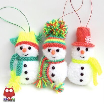 162 Snowman with 3 hats