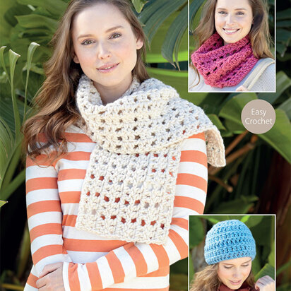 Hat, Snood and Scarf in Sirdar Big Softie Super Chunky - 7161 - Downloadable PDF