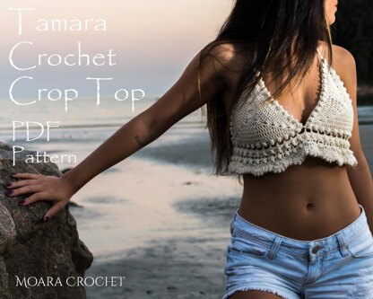 Tamara Crochet Bralette Crochet pattern by Roseanna Murray